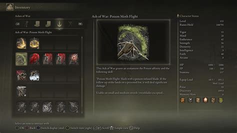 poison perfumer build elden ring.